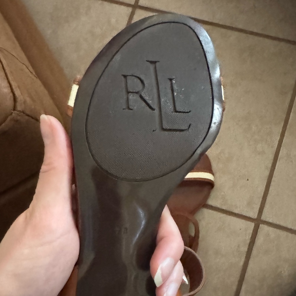 Ralph Lauren brown sandals - Picture 5 of 9